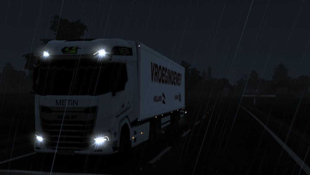DAF 2021 XG+ METiN Logistics Skin